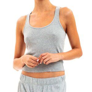 Eterne Cropped Racerback Tank Top